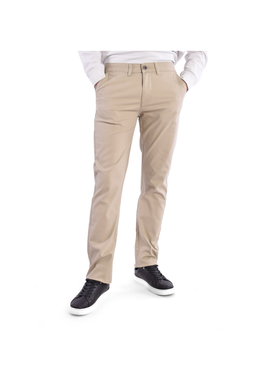 Men's Regular Fit Gabardines Pants With Basic Details