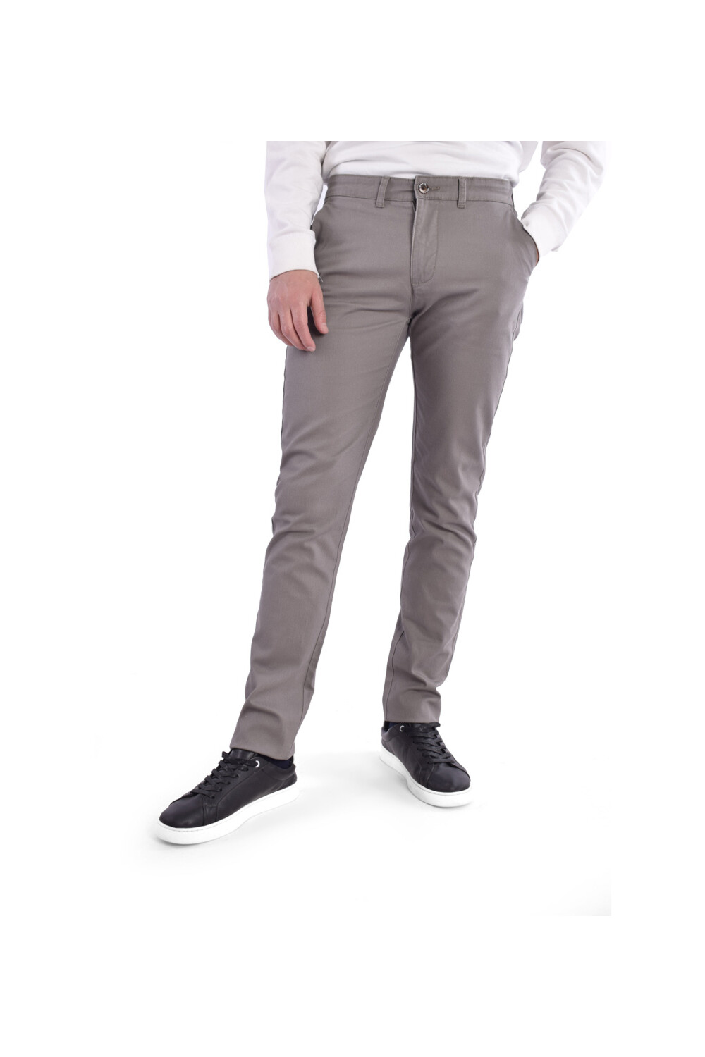 Men's Regular Fit Gabardines Pants With Basic Details