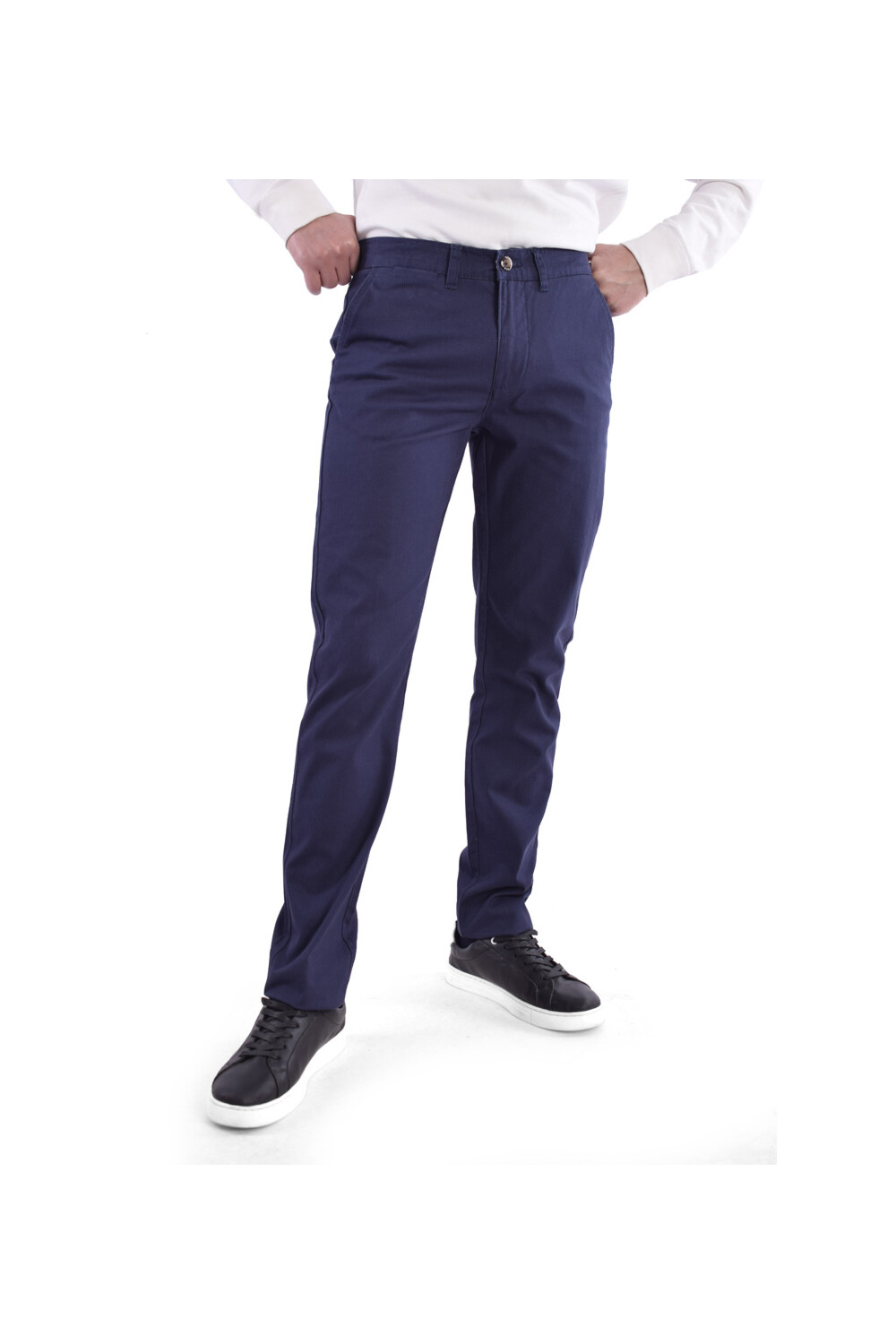 Men's Regular Fit Gabardines Pants With Basic Details