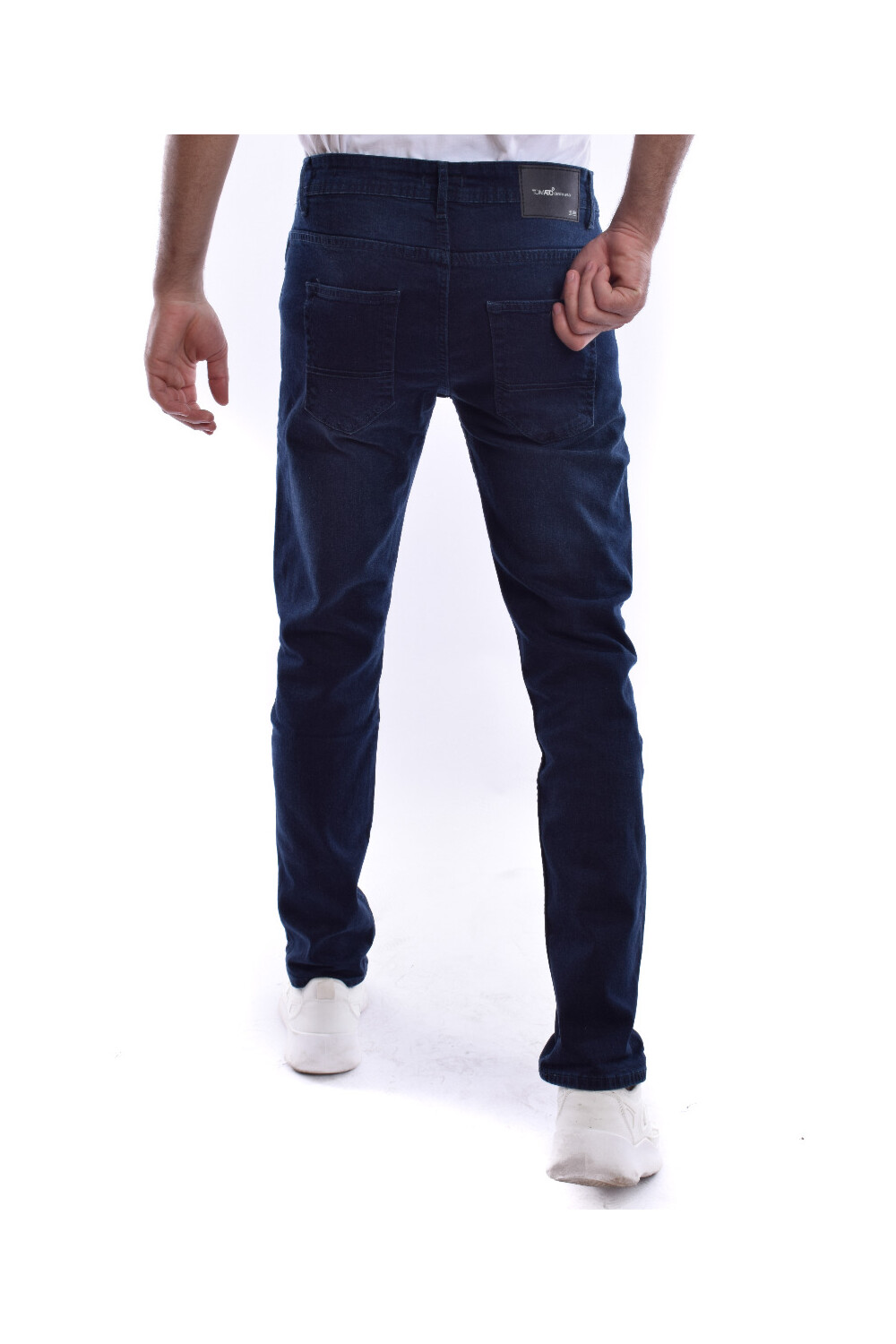 Men's Slim Fit Basic D Blue Five Pockets Jeans Pants