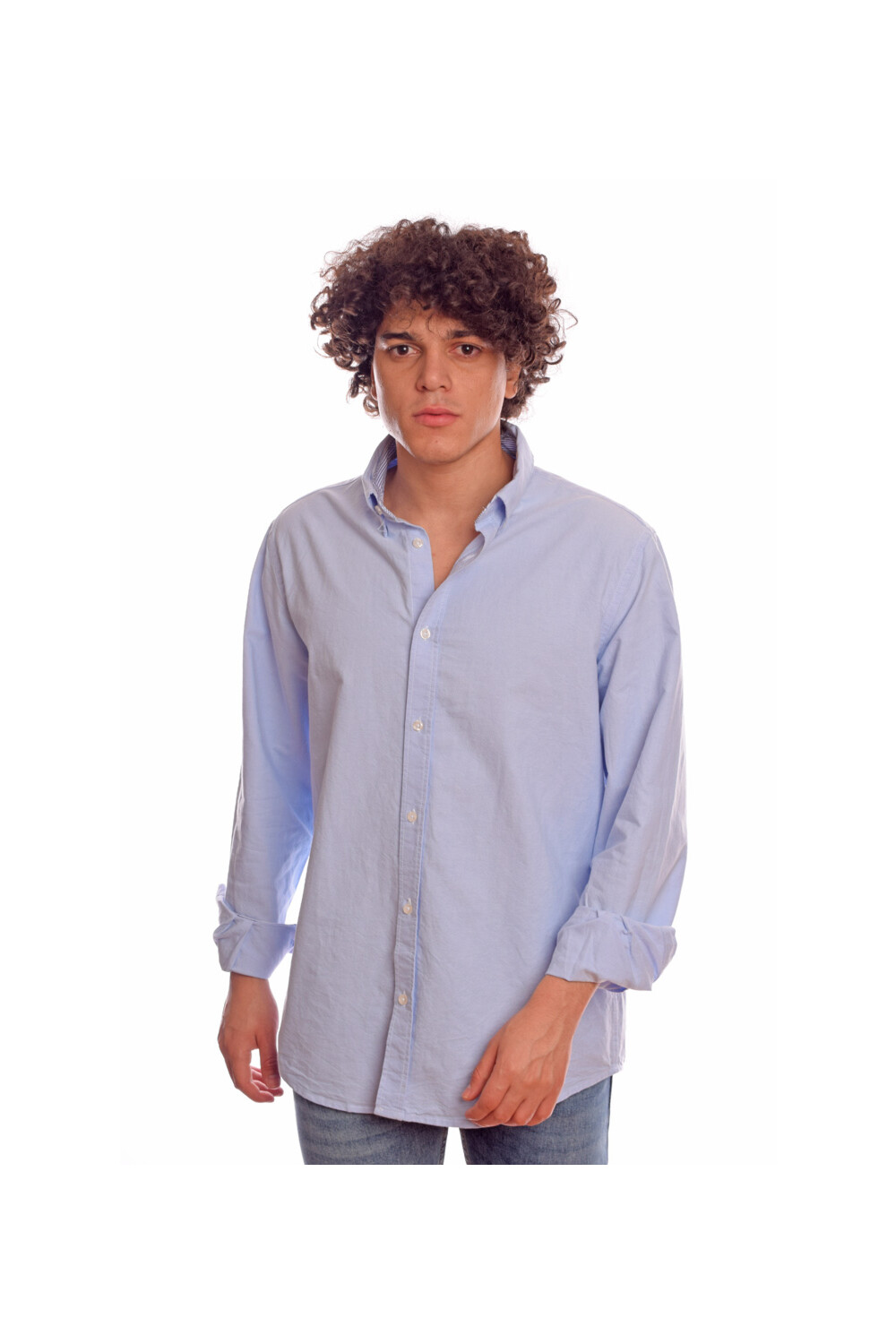 Men's Over Size Long Sleeves Classic Regular Fit Shirt