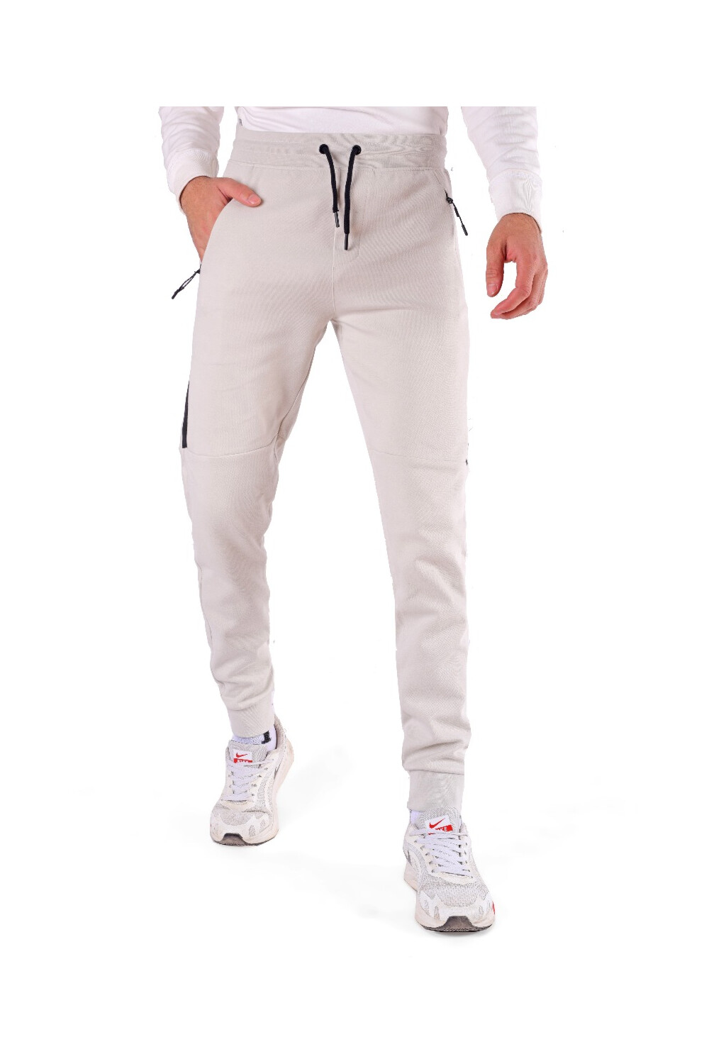 Men's Slim Fit Elasticated Waist Unique Sweatpants