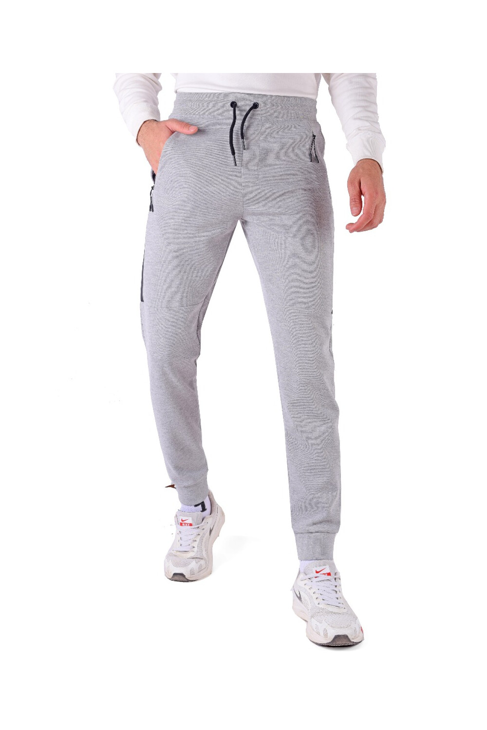 Men's Slim Fit Elasticated Waist Unique Sweatpants