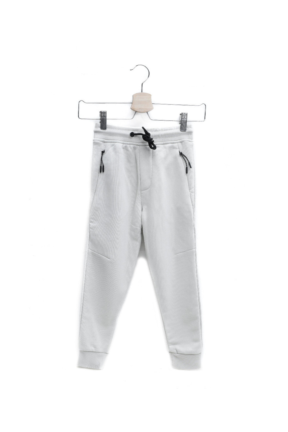 Boy's Slim Fit Unique Style Side Pockets Elasticated Waist Sweatpants