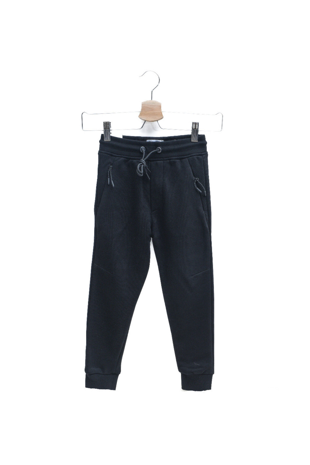 Boy's Slim Fit Unique Style Side Pockets Elasticated Waist Sweatpants