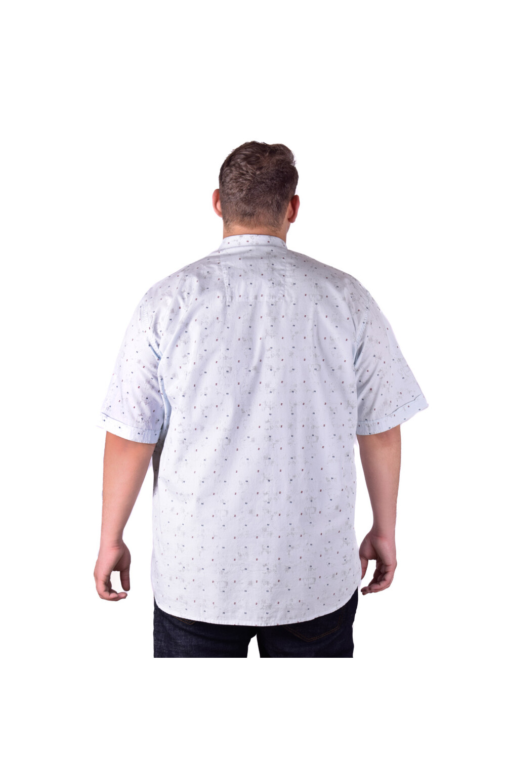 Men's Jakar Casual Short Sleeve Cotton Big Size Regular Fit Shirt