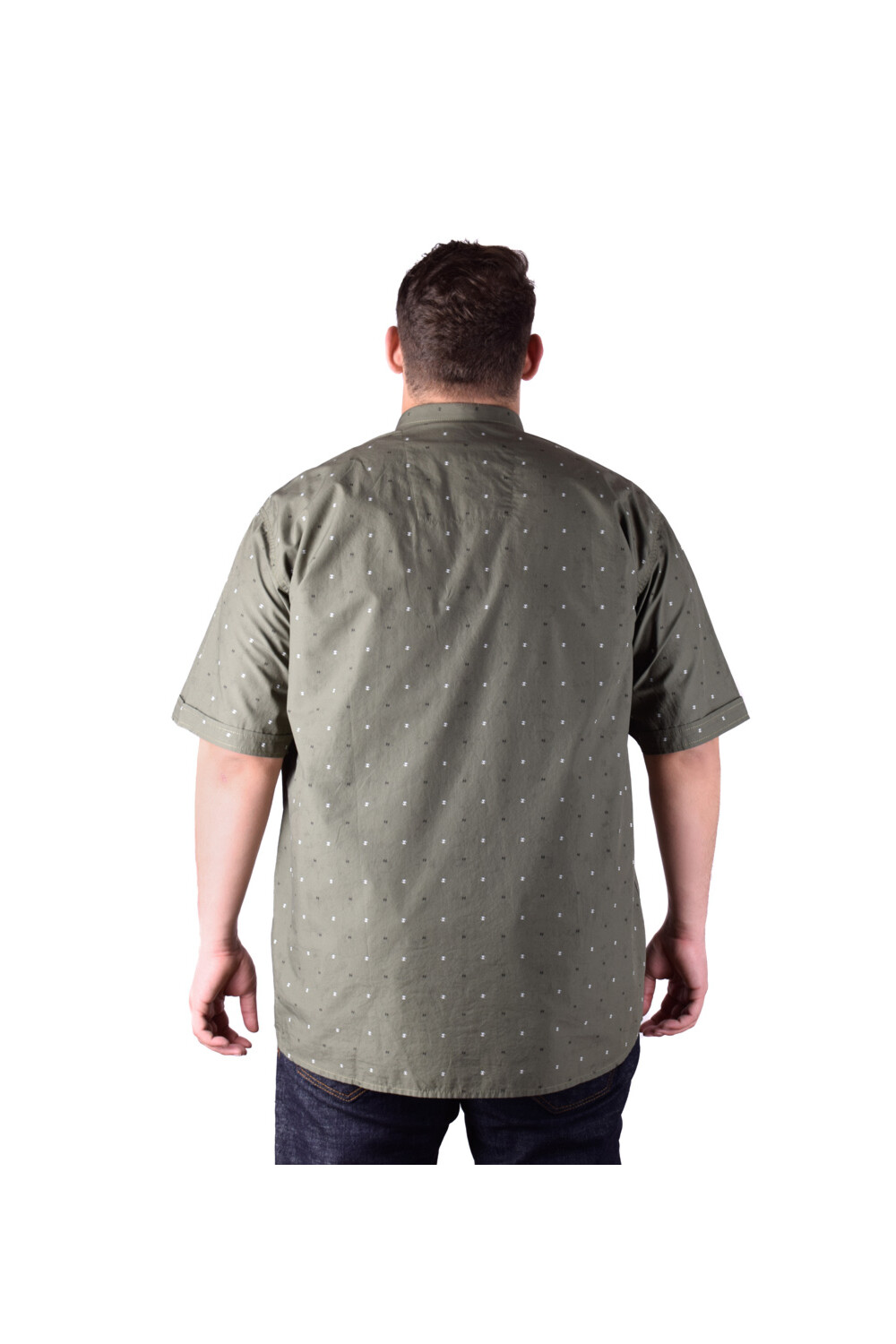 Men's Jakar Casual Short Sleeve Cotton Big Size Regular Fit Shirt