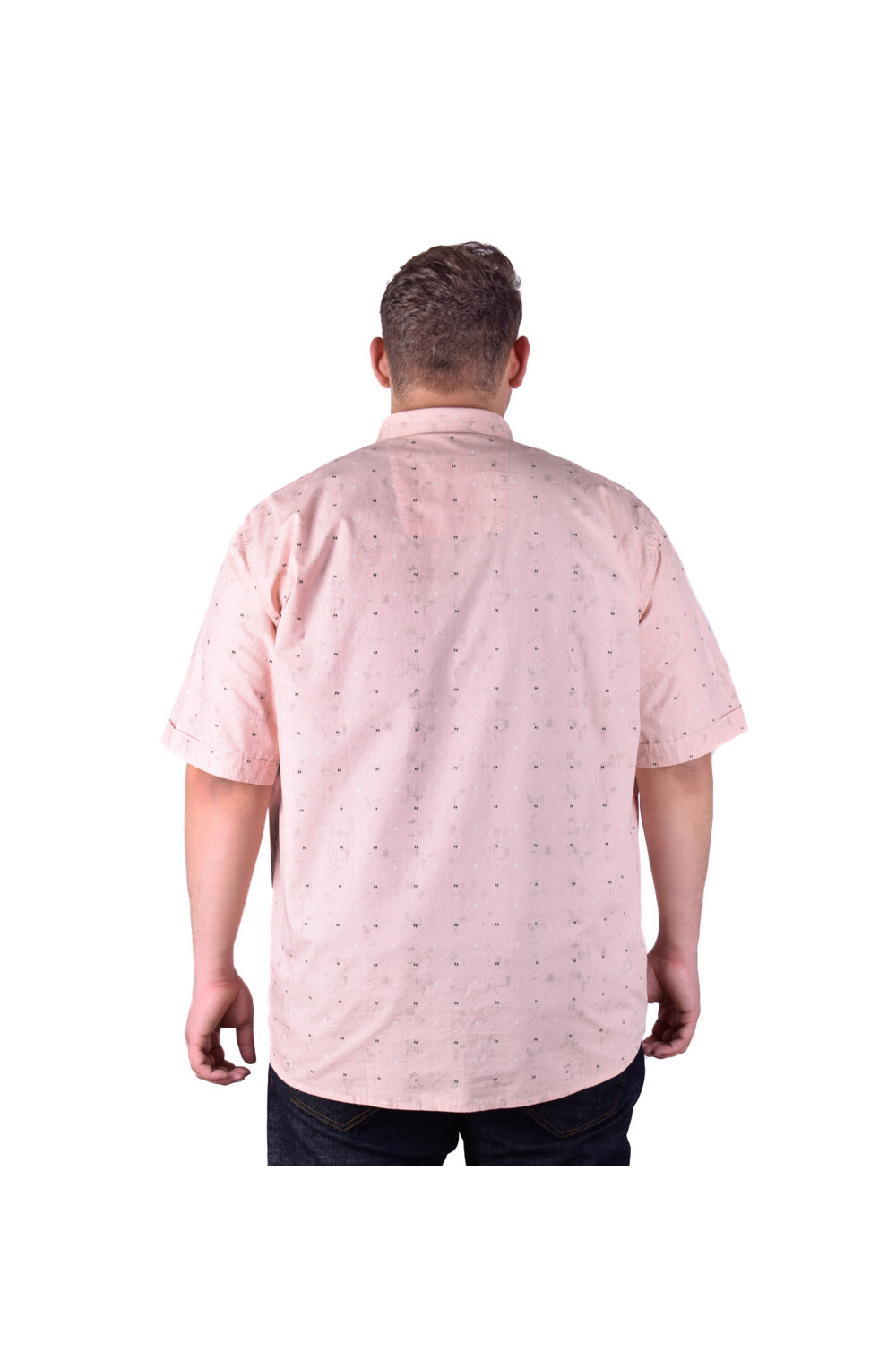 Men's Jakar Casual Short Sleeve Cotton Big Size Regular Fit Shirt