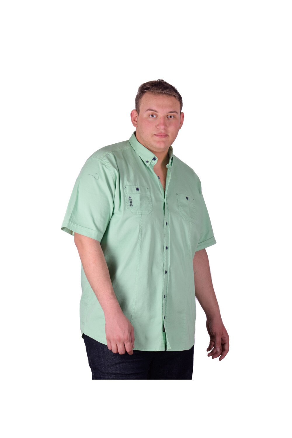 Men's Long Sleeves Classic Regular Fit Big Size Shirt