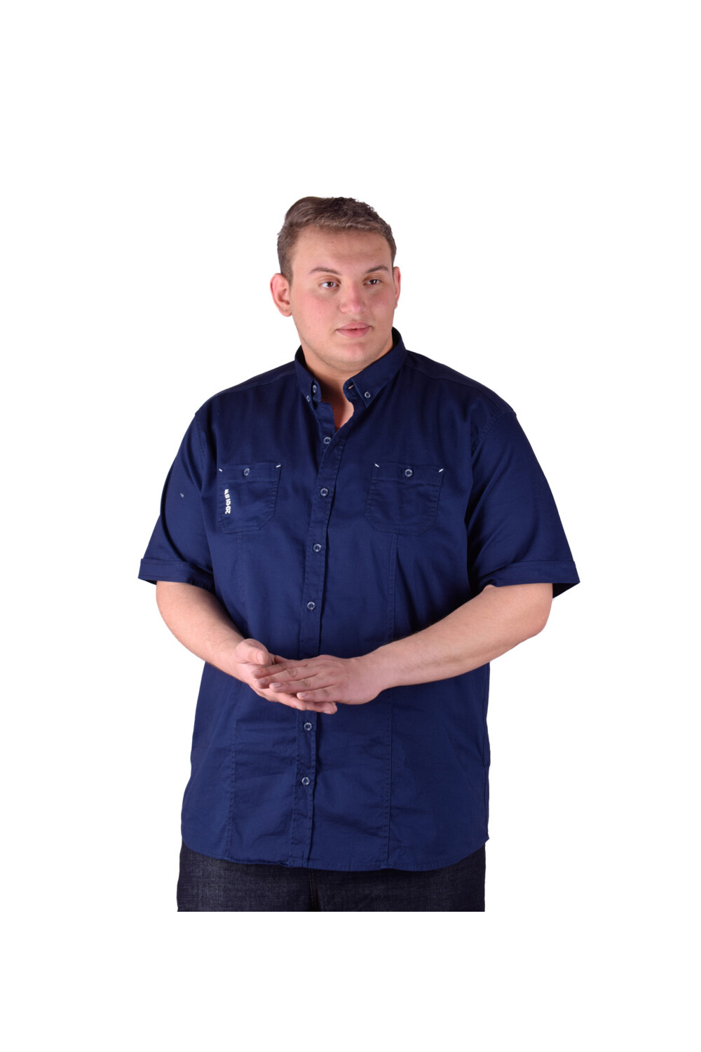 Men's Long Sleeves Classic Regular Fit Big Size Shirt