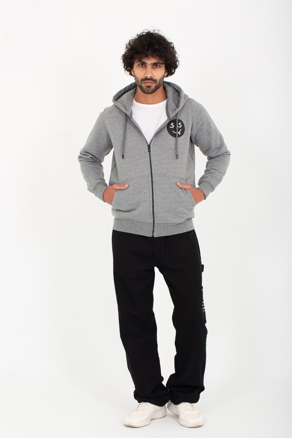 【BAON】[unisex] Pikuyo printing brushed over hoodie Tie-Dye Pullover Hoodie | ZuniSportswear